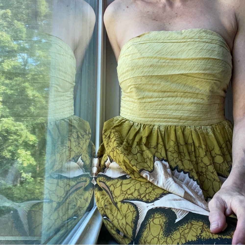 Anthropologie Vanessa Virginia straplesss dress - Picture 2 of 12